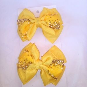 Girls bow handmade ( box pink #1)